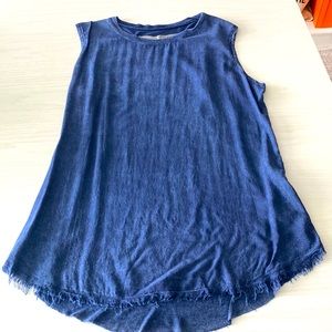 Raquel Allegra Indigo Blue Tank